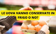 Le uova vanno conservate in frigo oppure no?